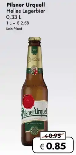 Travel FREE Pilsner Urquell Helles Lagerbier Angebot