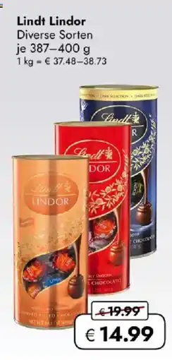 Travel FREE Lindt Lindor Diverse Sorten Angebot