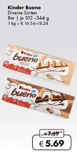 Travel FREE Kinder Bueno Diverse Sorten Angebot