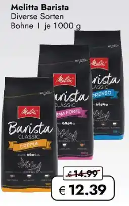 Travel FREE Melitta Barista Diverse Sorten Bohne Angebot