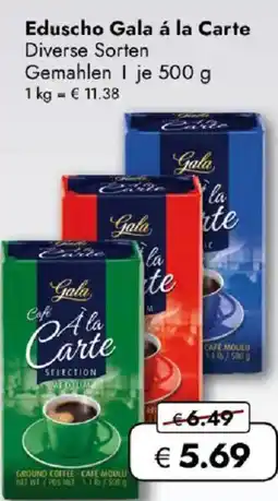 Travel FREE Eduscho Gala á la Carte Diverse Sorten Angebot