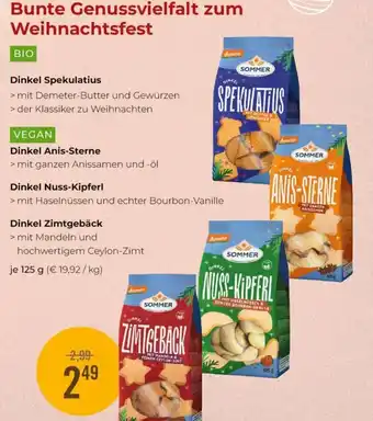 Martin Reformstark Dinkel Anis-Sterne Dinkel Nuss-Kipferl Dinkel Zimtgebäck Angebot
