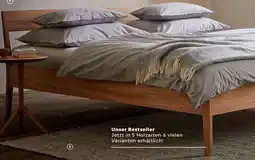 Grüne Erde Bett Almeno mit Steg-Betthaupt Kernbuche Angebot