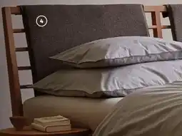 Grüne Erde Gepolster- te Housse für Sprossenbetthaupt horizontal in Tano Natur Dunkel Angebot