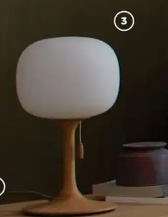 Grüne Erde Tischleuchte Tando Eiche Angebot