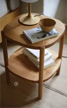 Grüne Erde Beistelltisch Tonda Eiche Angebot