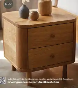 Grüne Erde Bettkästchen Tonda Eiche Angebot