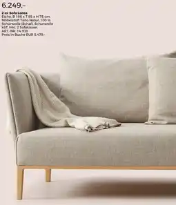 Grüne Erde 2-er Sofa Lorea Angebot