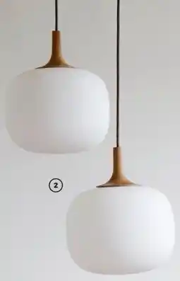 Grüne Erde Hängeleuchte Tando in Eiche Angebot