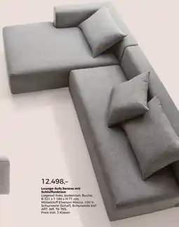 Grüne Erde Lounge-Sofa Sereno mit Schlaffunktion Angebot