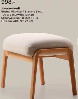 Grüne Erde 2 Hocker Ketil Angebot