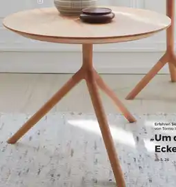 Grüne Erde Beistelltisch Tornio in Buche Angebot
