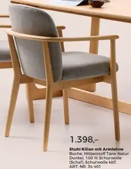 Grüne Erde Stuhl Kilian mit Armlehne Angebot