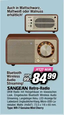 Red Zac Sangean retro-radio Angebot