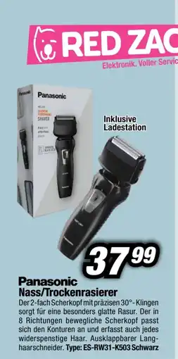 Red Zac Panasonic Nass/Trockenrasierer Angebot