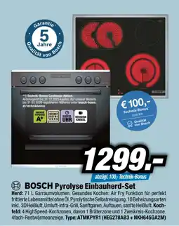Red Zac BOSCH Pyrolyse Einbauherd-Set Angebot