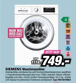 Red Zac Siemens waschmaschine Angebot
