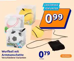 Action Wurfball mit Armmanschette Angebot
