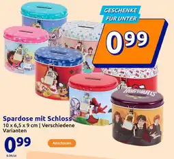 Action Spardose mit Schloss Angebot