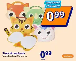 Action Tierskizzenbuch Angebot