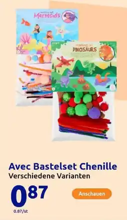 Action Avec Bastelset Chenille Angebot