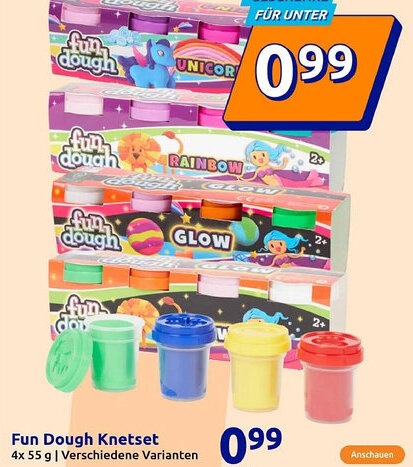 Action Fun Dough Knetset Angebot
