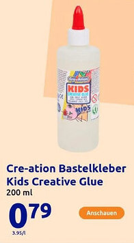 Action Cre-ation Bastelkleber Kids Creative Glue Angebot