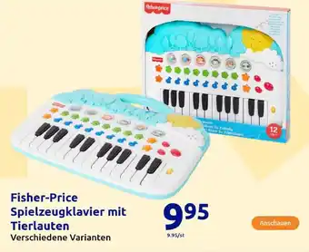 Action Fisher-Price Spielzeugklavier mit Tierlauten Angebot