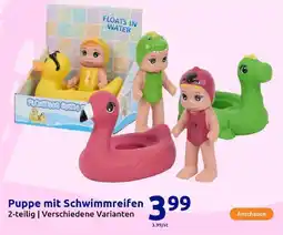 Action Puppe mit Schwimmreifen Angebot