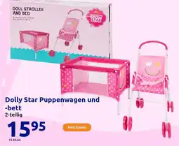 Action Dolly Star Puppenwagen und bett Angebot
