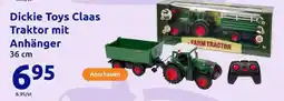 Action Dickie Toys Claas Traktor mit Anhänger Angebot