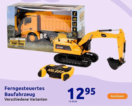 Action Ferngesteuertes Baufahrzeug Angebot