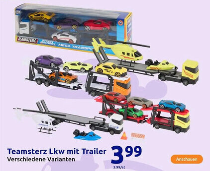 Action Teamsterz Lkw mit Trailer Angebot