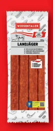 Lidl Wiesentaler Landjäger Salami Angebot