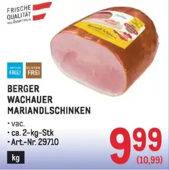 Berger wachauer mariandlschinken
