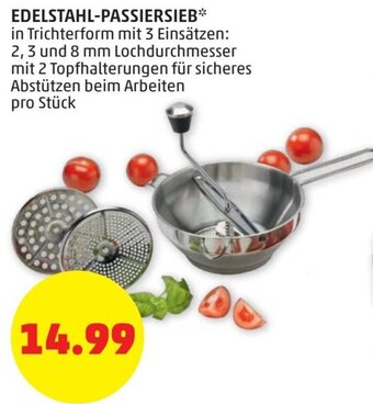 PENNY Edelstahl Passiersieb Angebot