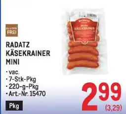 Metro Radatz käsekrainer mini Angebot