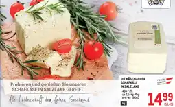 Metro Die käsemacher schafkäse in salzlake Angebot