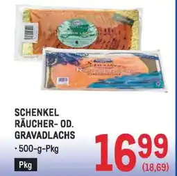 Metro Schenkel räucher-od. gravadlachs Angebot