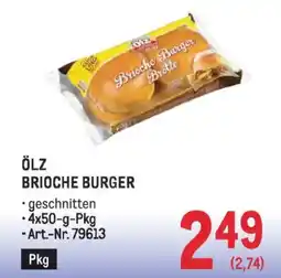 Metro Ölz brioche burger Angebot