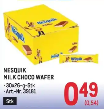 Metro Nesquik milk choco wafer Angebot