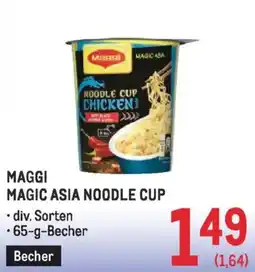 Metro Maggi magic asia noodle cup Angebot