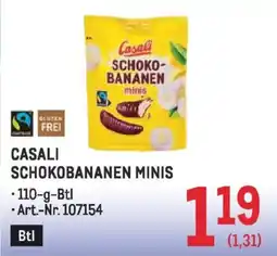 Metro Casali schokobananen minis Angebot