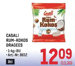 Metro Casali rum-kokos dragees Angebot