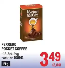 Metro Ferrero pocket coffee Angebot