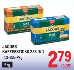 Metro Jacobs kaffeesticks 2/3 in 1 Angebot