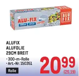 Metro Alufix alufolie breit Angebot