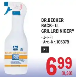 Metro Dr.becher back-u. grillreiniger Angebot
