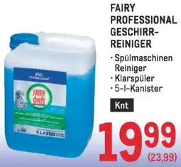 Metro Fairy professional geschirr- reiniger Angebot