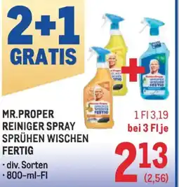 Metro Mr.proper reiniger spray sprühen wischen fertig Angebot